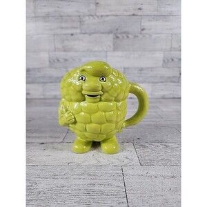 Vintage Anthropomorphic Triglycerides Green Coffee Mug Planter Pencil Holder Cup